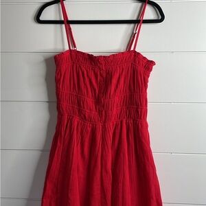 Aeropostale Bright Red Spaghetti Strap Sundress